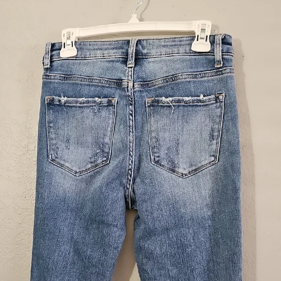 Vervet Medium Wash High Waisted Flare Leg Jeans Womens Size 28 - Picture 4 of 7